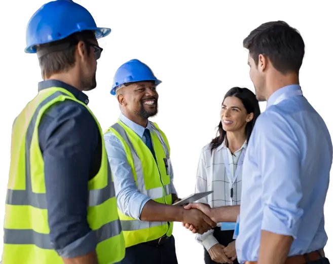 Home-Building Professionals Including Builders, Realtors, Suppliers, and Service Providers Collaborating and Making Deals on the BuildersMeet Platform