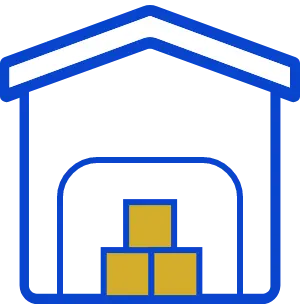 Icon representing BuildersMeet's Project Warehousing System
